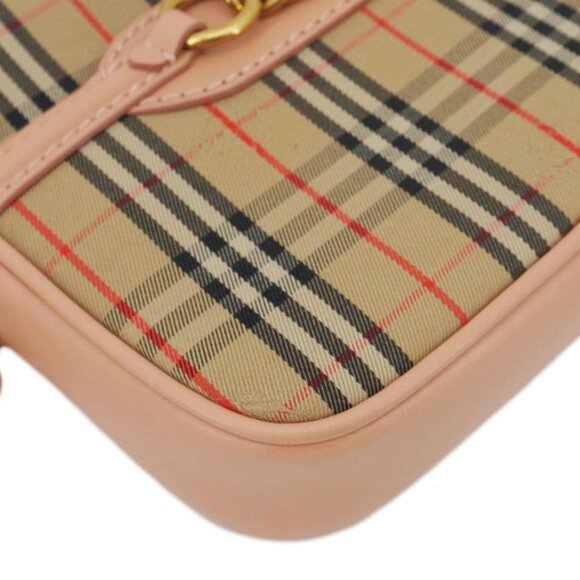 Burberry  1983 Knight Link Check Canvas Bumbag Beige - Picture 9 of 16